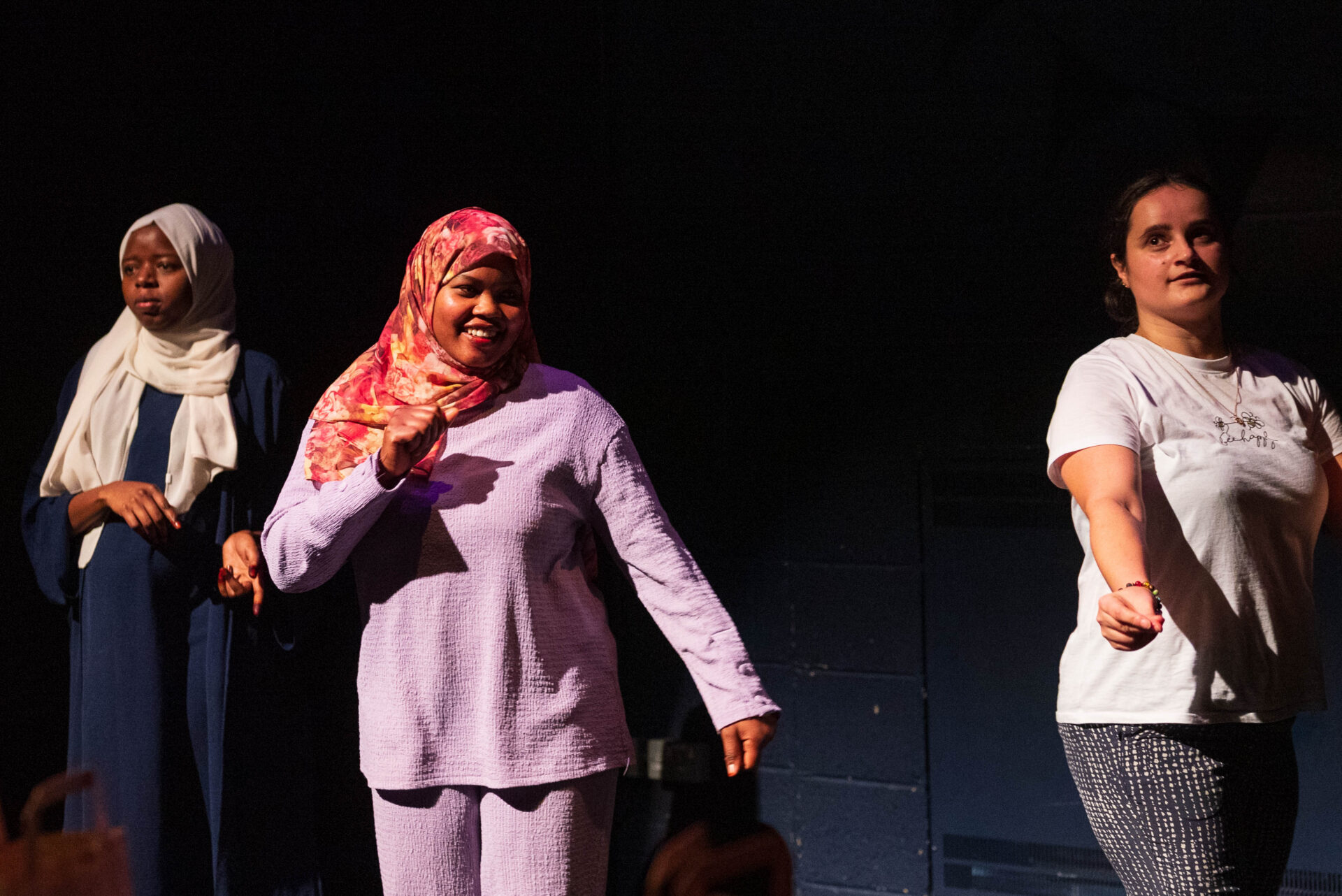 performance with three people