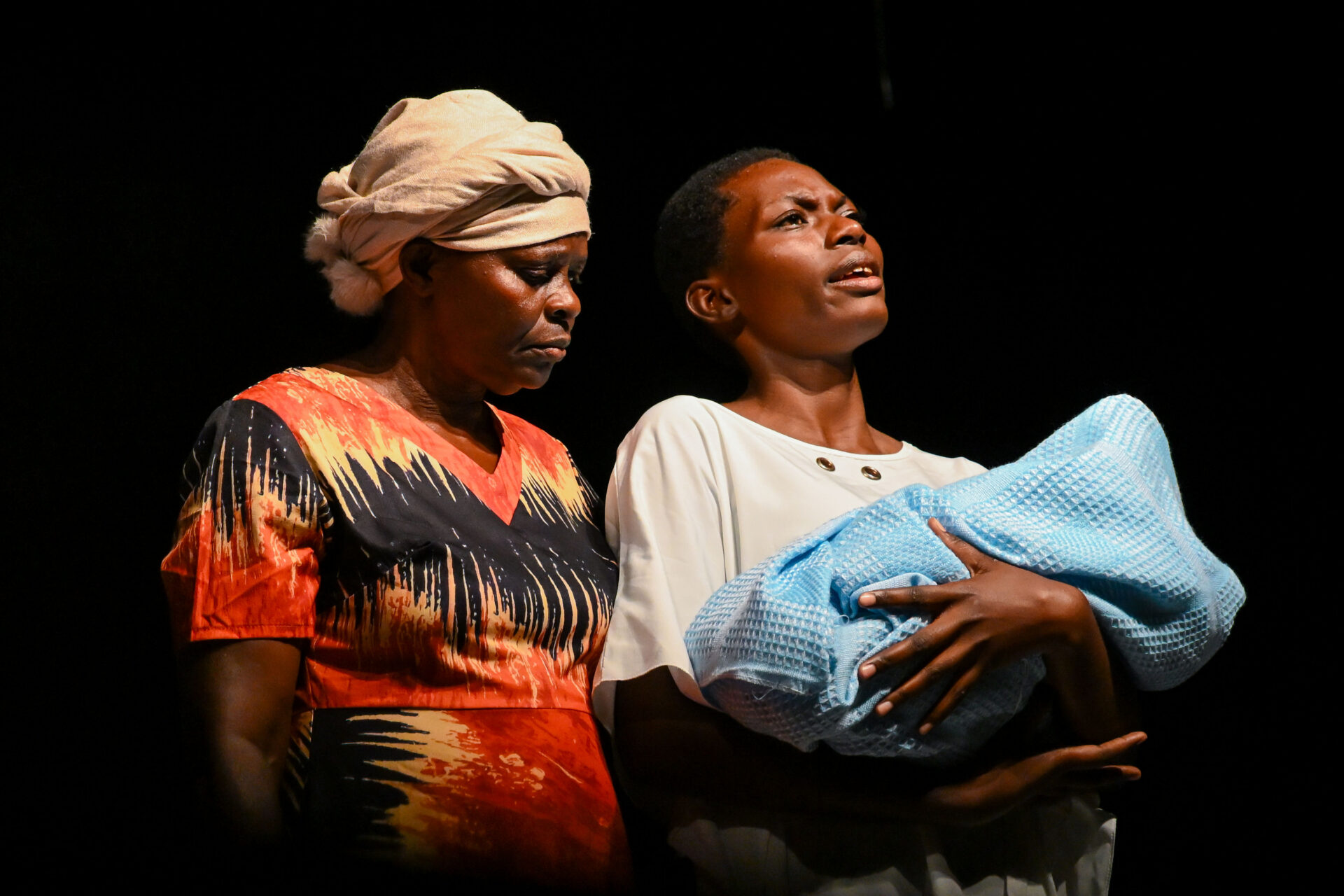 Scene from Death and the Future at the National Theatre in Nairobi